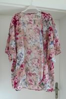 Sommer-Kimono, offene Jacke, transparenter Stoff, Gr. L, neu