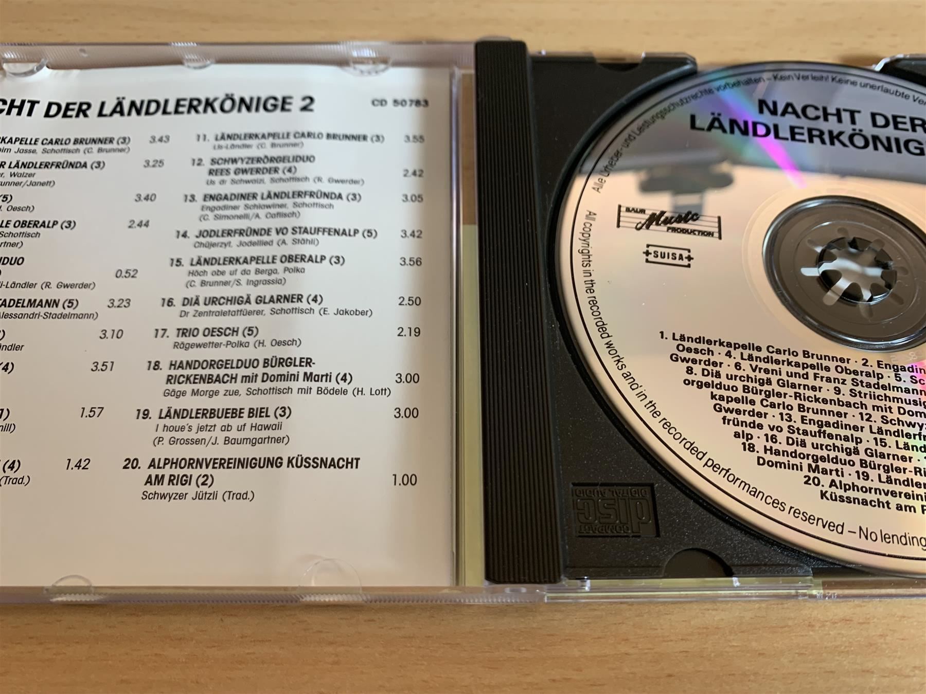 CD: Nacht Der Ländlerkönige 2 – Usato da Rikon im Tösstal venduto da Alpenmutz 2