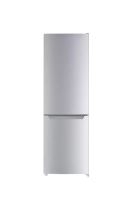 1007 - Kühlschrank Gefrierkombi freistehend SILBER 157L