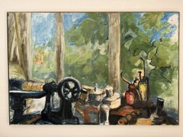 Grosses Wandbild, Aquarell