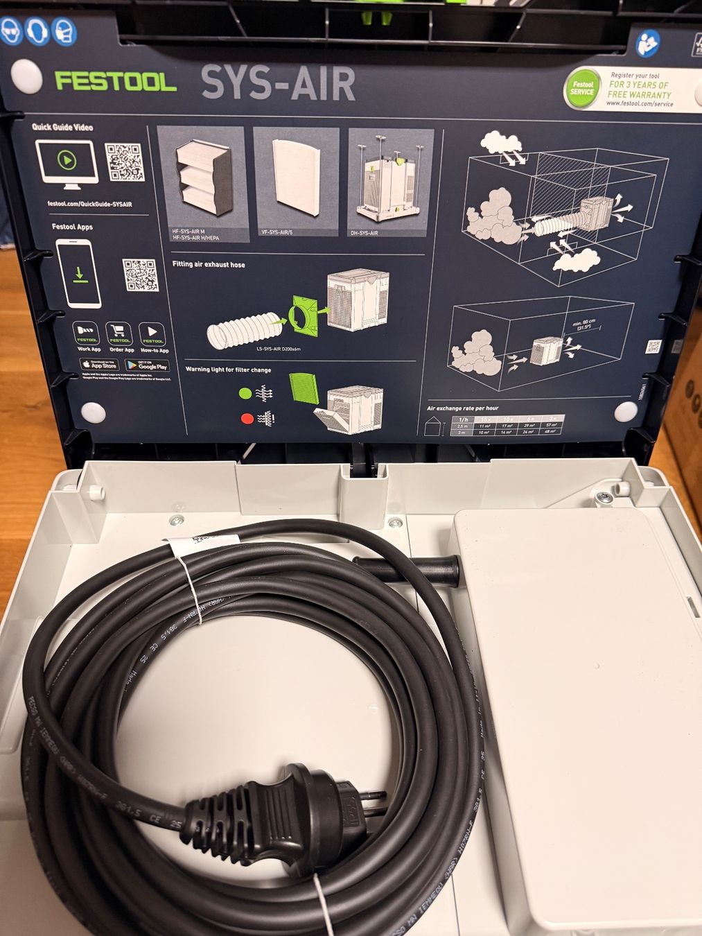 Purificatori d'aria: Festool Luftreiniger SYS-Air M – Nuovo e nell'imballaggio originale da Sattel venduto da carsi42 4