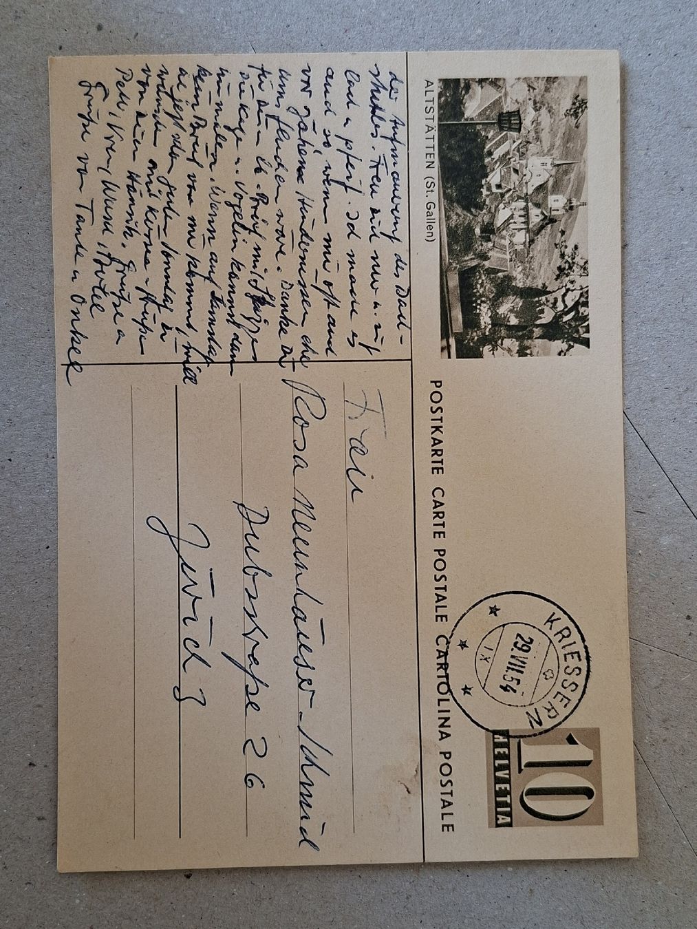 Cartoline postali: Lot: 7x historische Ansichtskarten / Postkarten mit Stempeln – Usato da Rorschacherberg venduto da RelictByJones 1