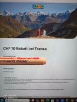 CHF 10 Rabatt bei Transa Travel & Outdoor