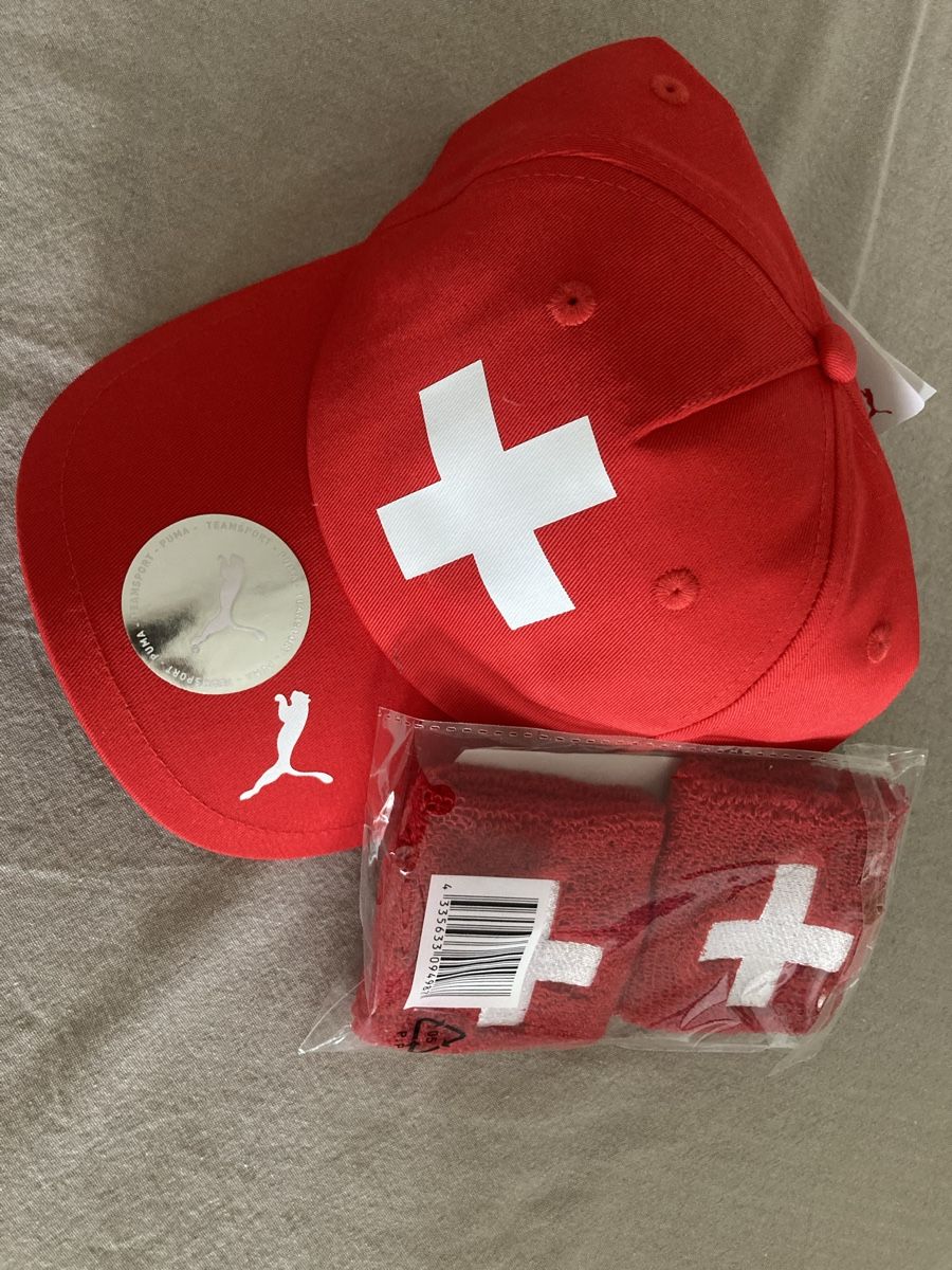 Puma Lotti di vestiti: Suisse Cap set Puma Original 2024 – Nuovo e nell'imballaggio originale da Märstetten venduto da Shirt74 1