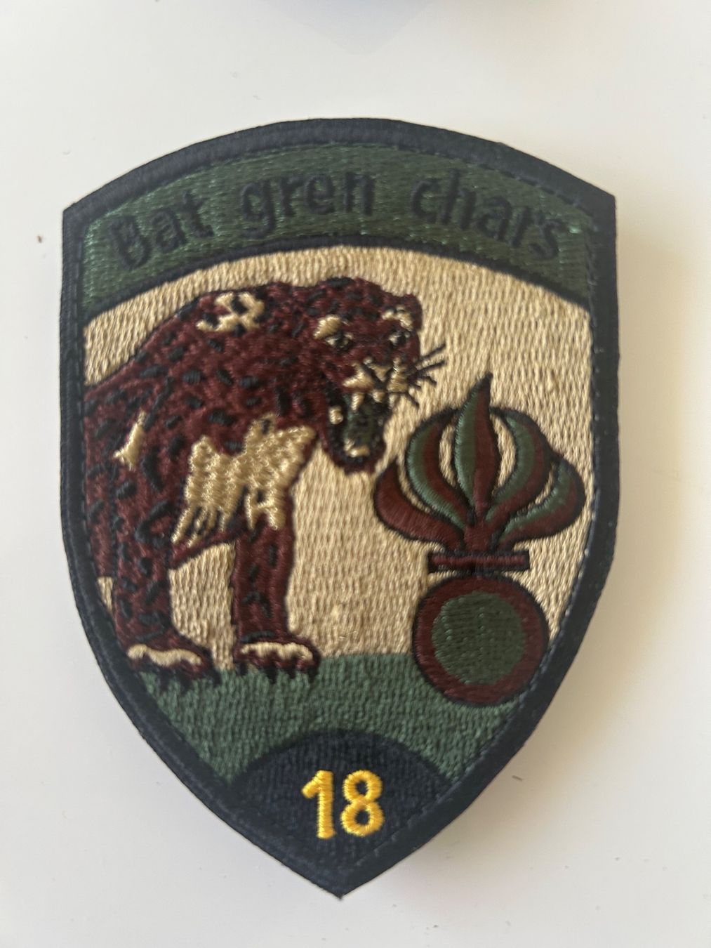 Schweizer Armee Toppe: Patch Panzergrenadiere Schweizer Armee – Usato da Hausen am Albis venduto da MACV62