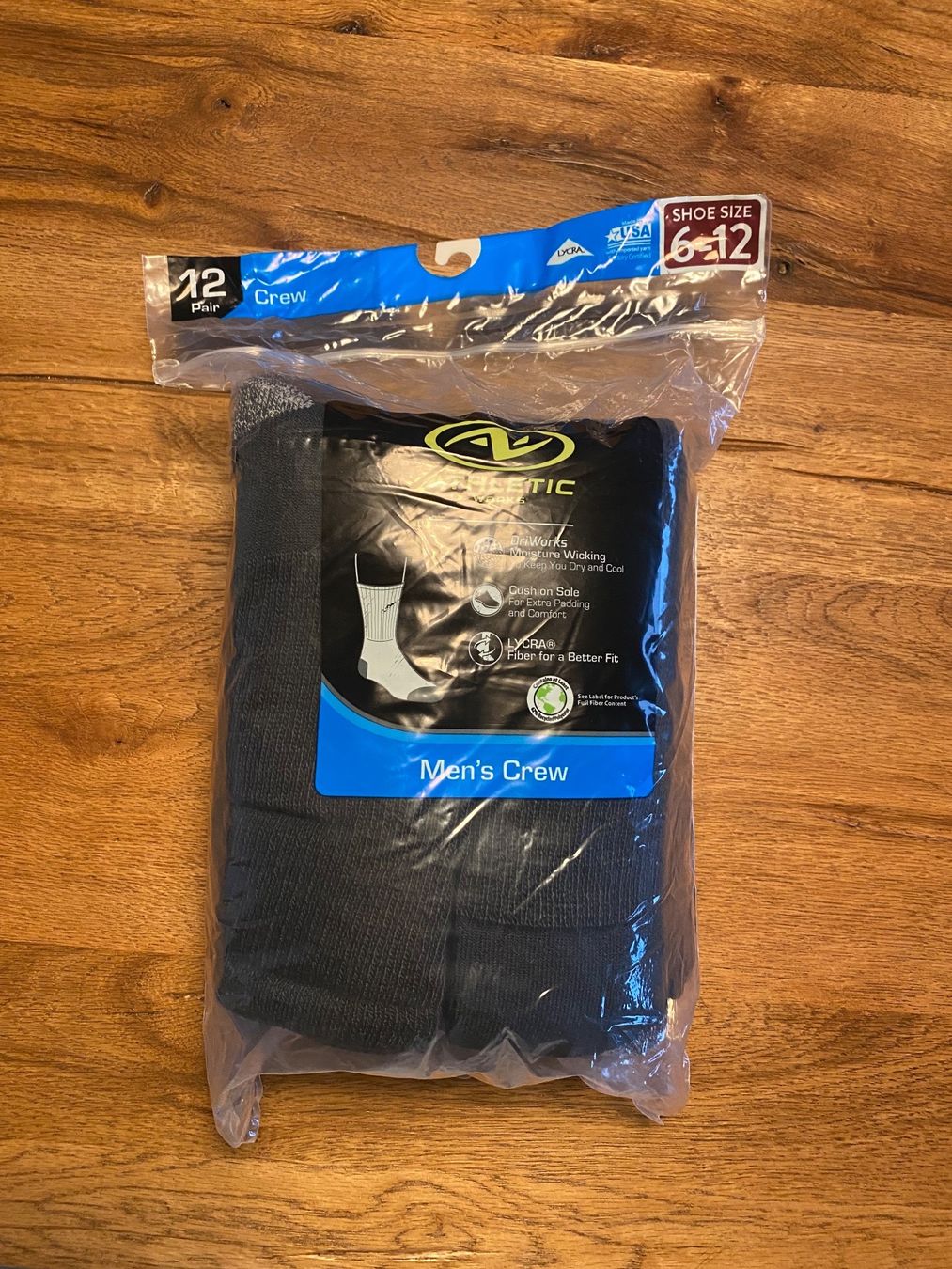 Socken: Socken Athletic Works Men's Crew 12 Paar – Neu und originalverpackt aus Birmenstorf AG von BIGD78 3
