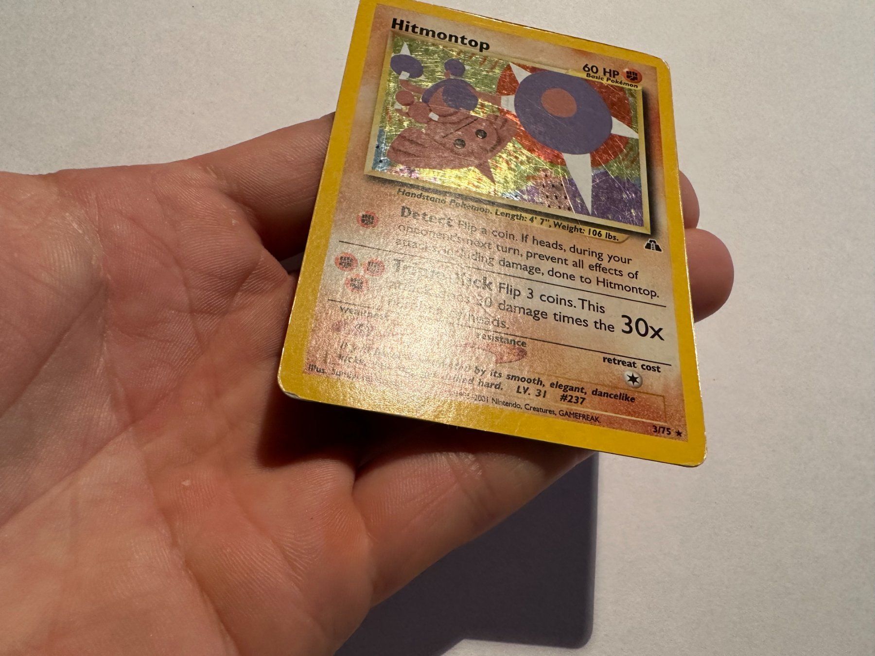 Pokémon Carte collezionabili: Hitmontop holo Neo Discovery EN – Usato da Hagendorn venduto da Pokecollectorch 1