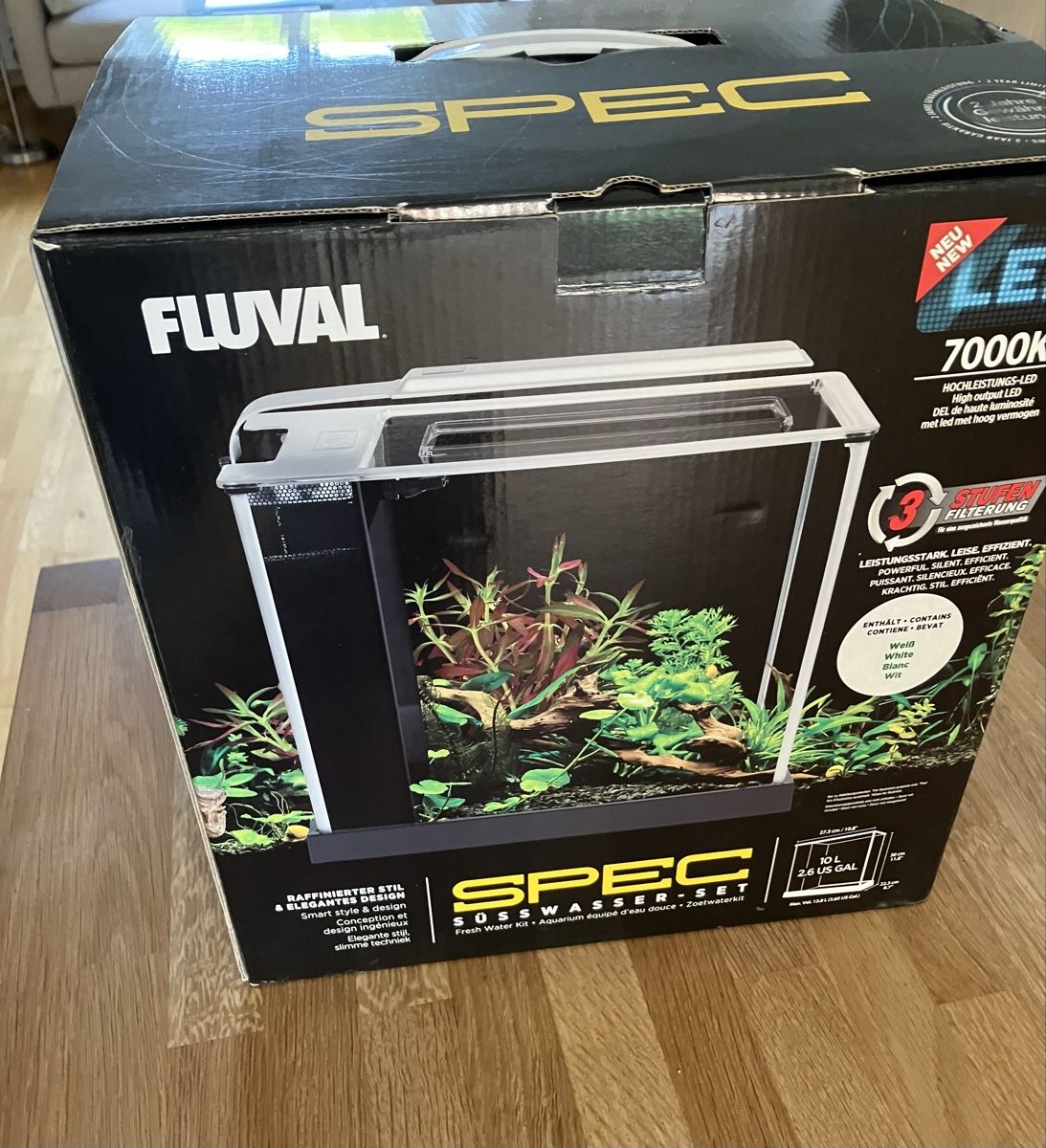 Acquari: SPEC-Aquarium 10l inkl Pumpe und Filter – Usato da Basel venduto da dacaccia 8