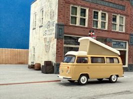 VW Camping-Bus T2b Hochdach Wiking H0 1/87 OVP