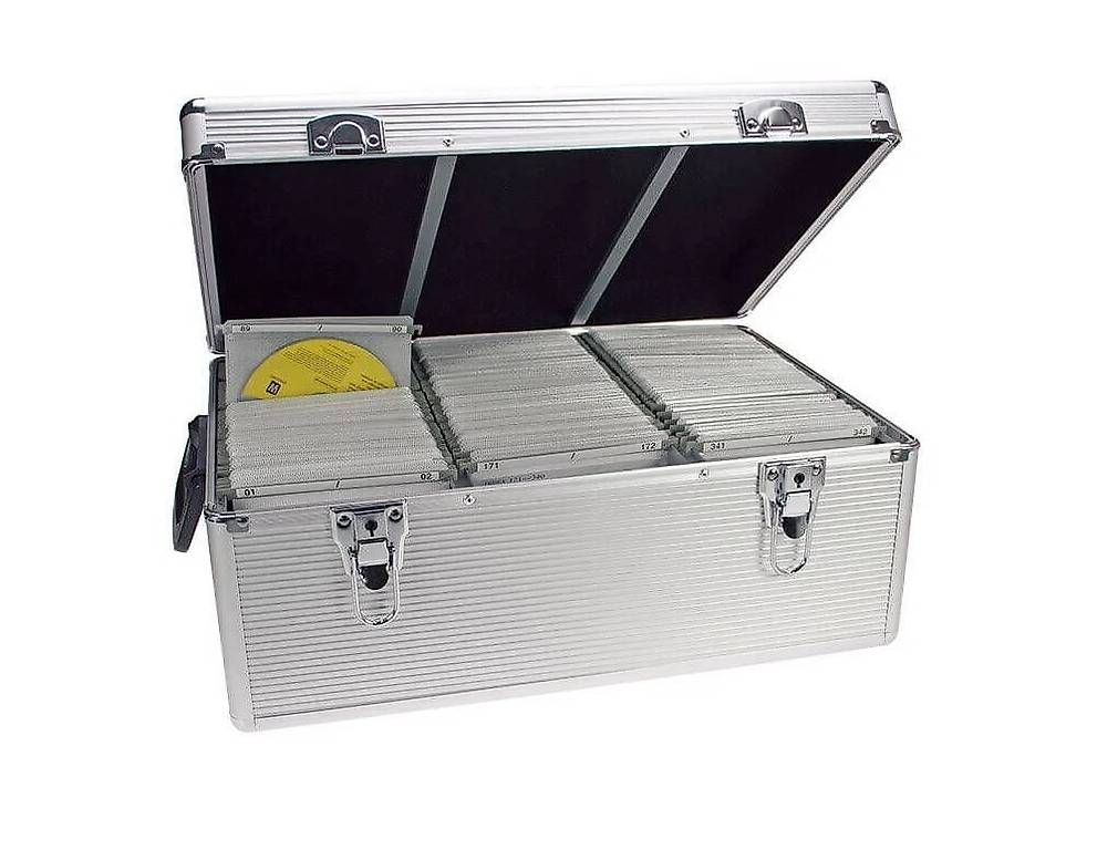 Altro in Decorazioni & Accessori: Mallette à CD  500 CDs/DVDs/disques Blu-ray aluminium – Nuovo (secondo la descrizione) da Torny le Grand venduto da cla_w6np 1