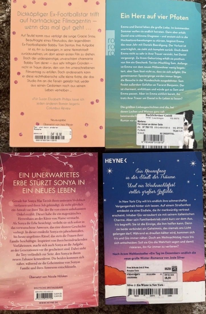 Bücher: 4 Romane – Gebraucht aus Rafz von mar_j7dl 1