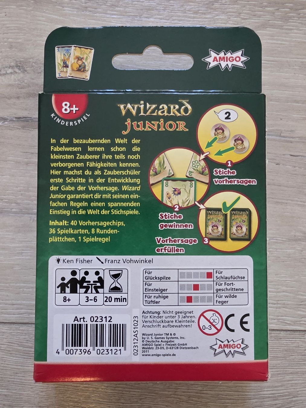 Amigo Spiele: Wizard Junior Kartenspiel Kinder NEU  – Neu und originalverpackt aus Wigoltingen von Zuckerfee84 1