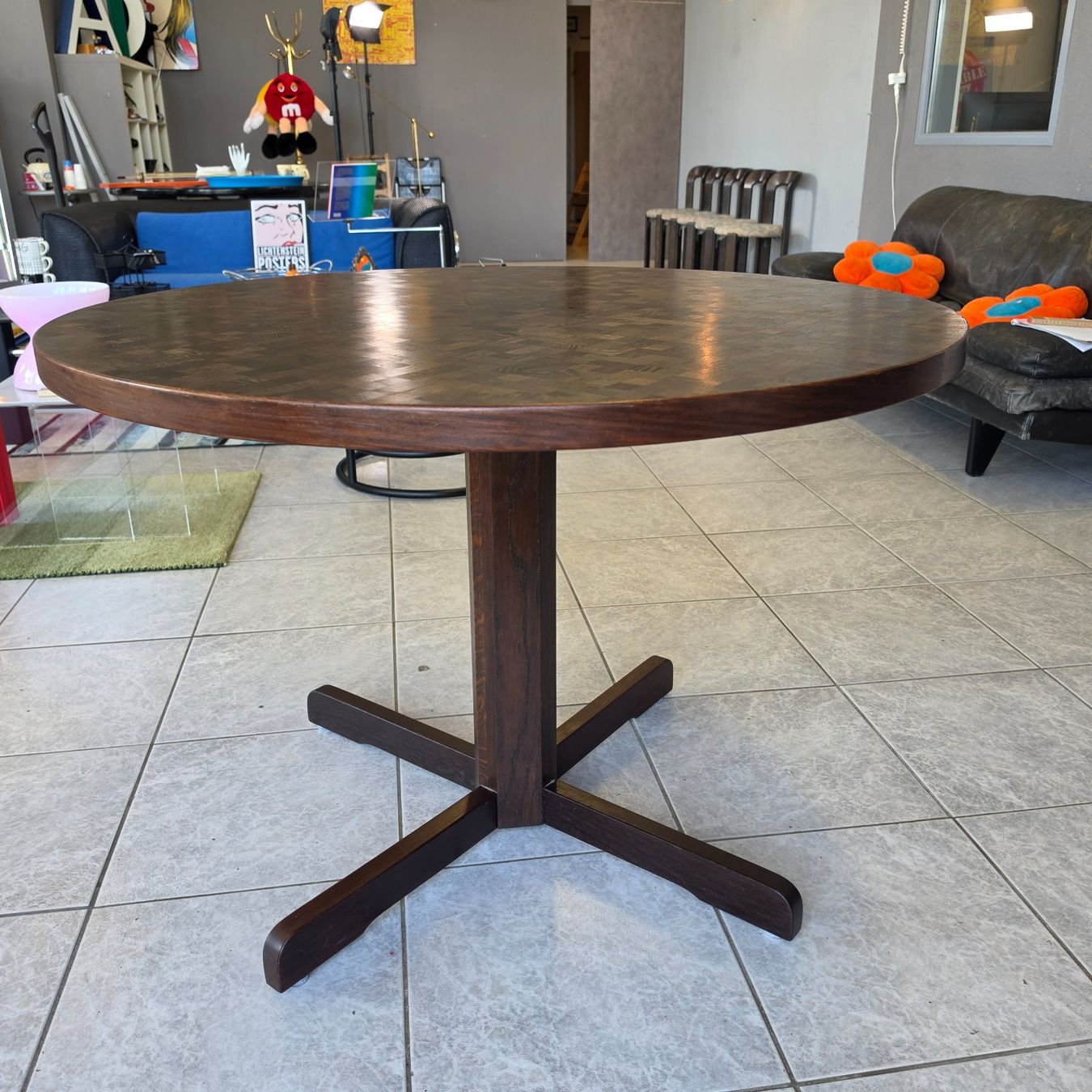 Tables: Idealheim Basel Esstisch Wengen Mosaik Tisch Dining Table – D'occasion à Nottwil par Wondewa-Shop 3