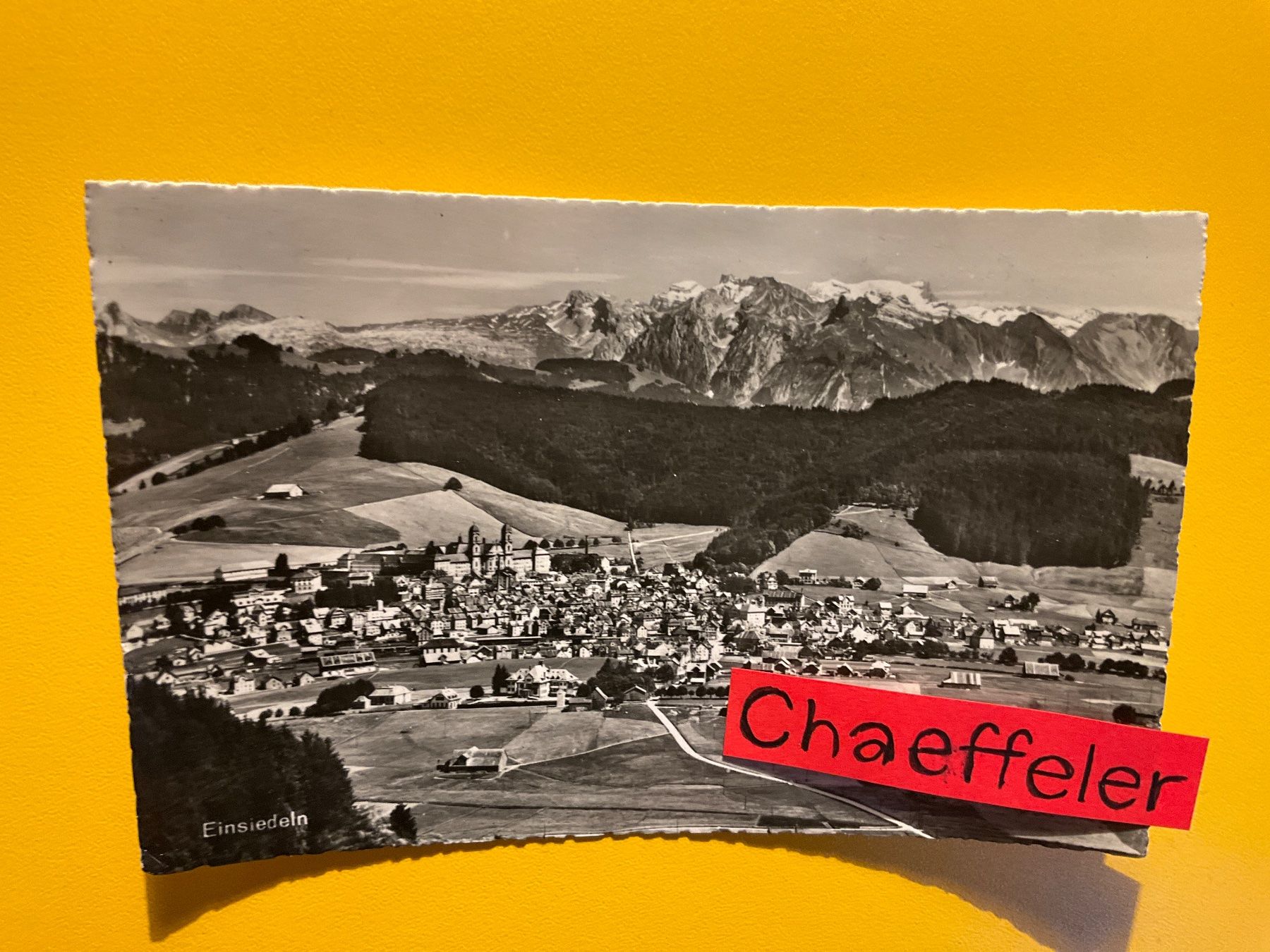 Ansichtskarten: 1950 Einsiedeln – Gebraucht aus Zürich von Chaeffeler