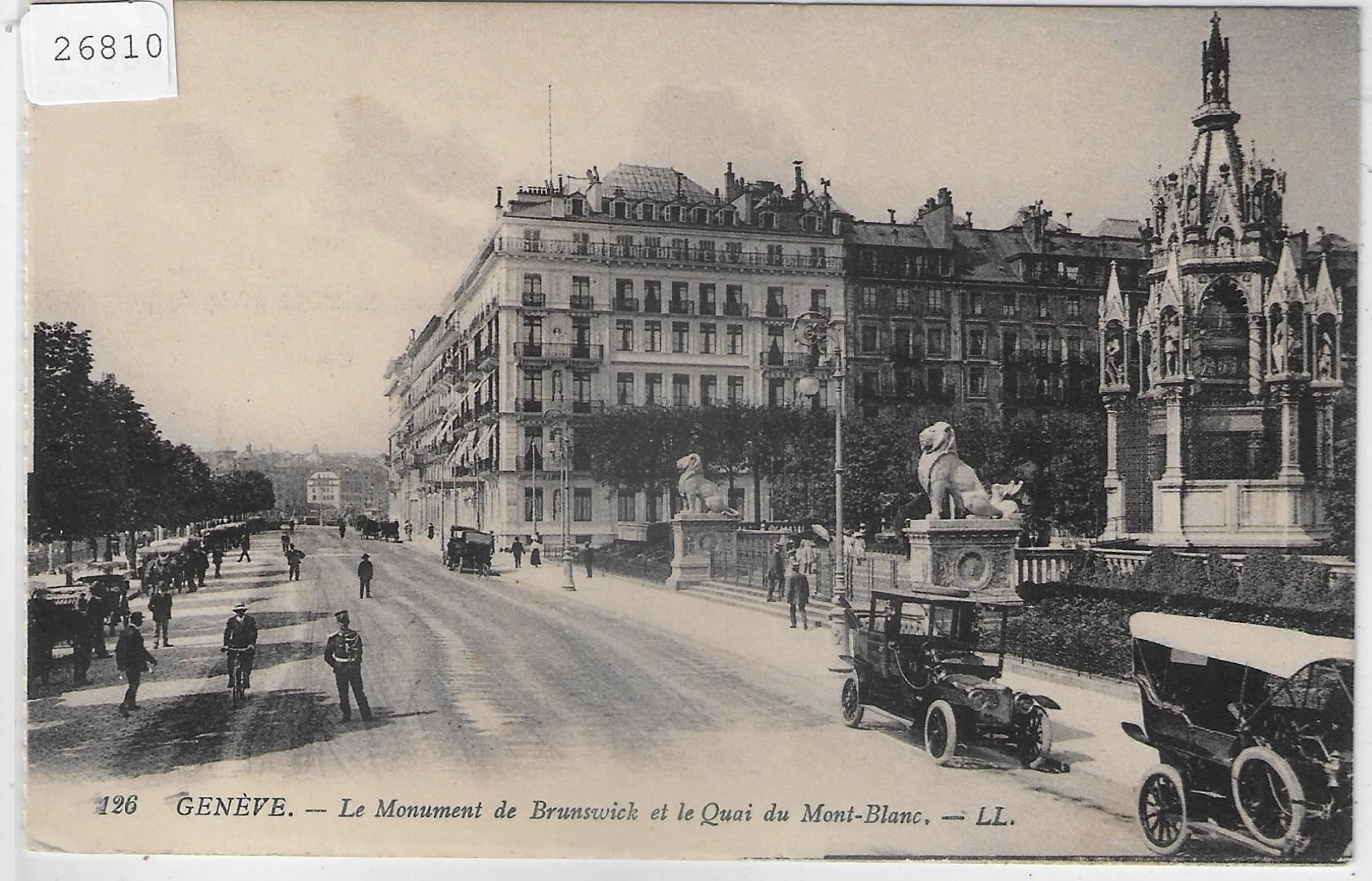 Ansichtskarten: Geneve - Le Monument de Brunswick et le – Gebraucht aus Ettingen von Kartenplanet