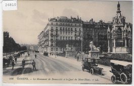 Geneve - Le Monument de Brunswick et le