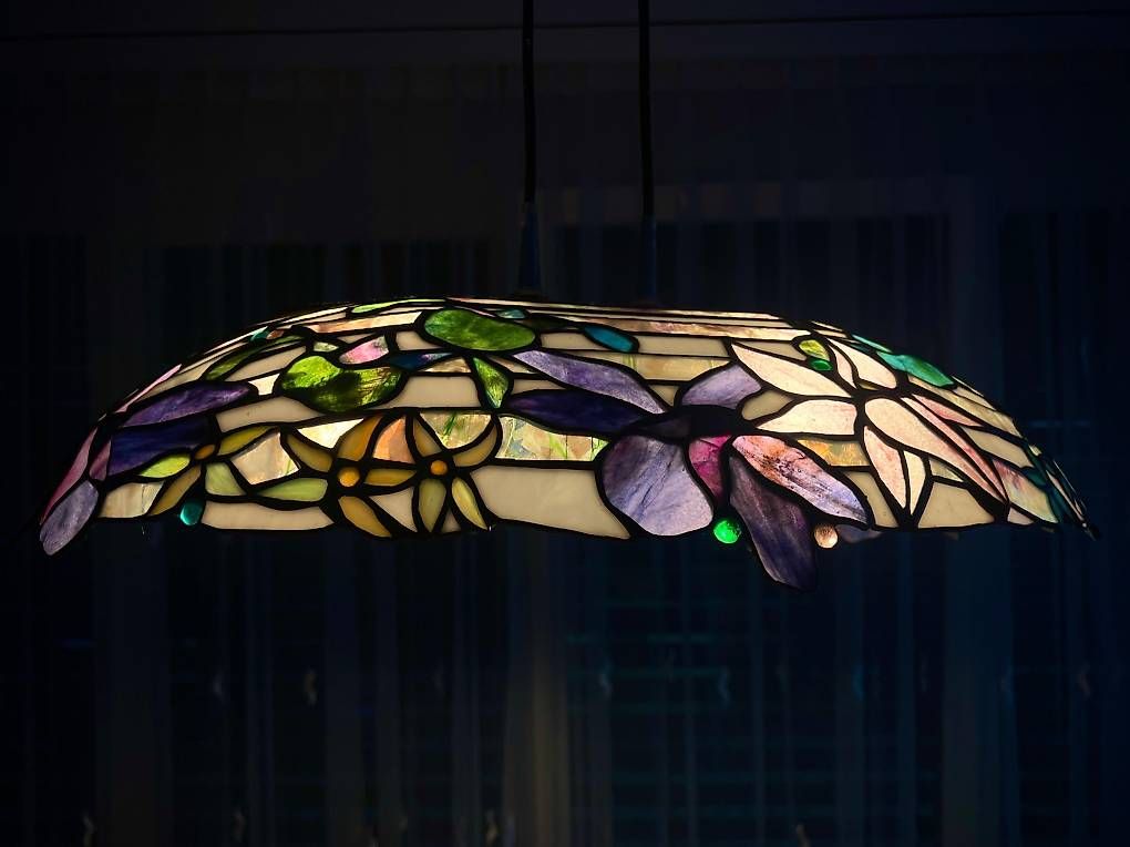 Lampade: Tiffanystyle lampe suspendue  – Usato da Prilly venduto da ara_rrr 4