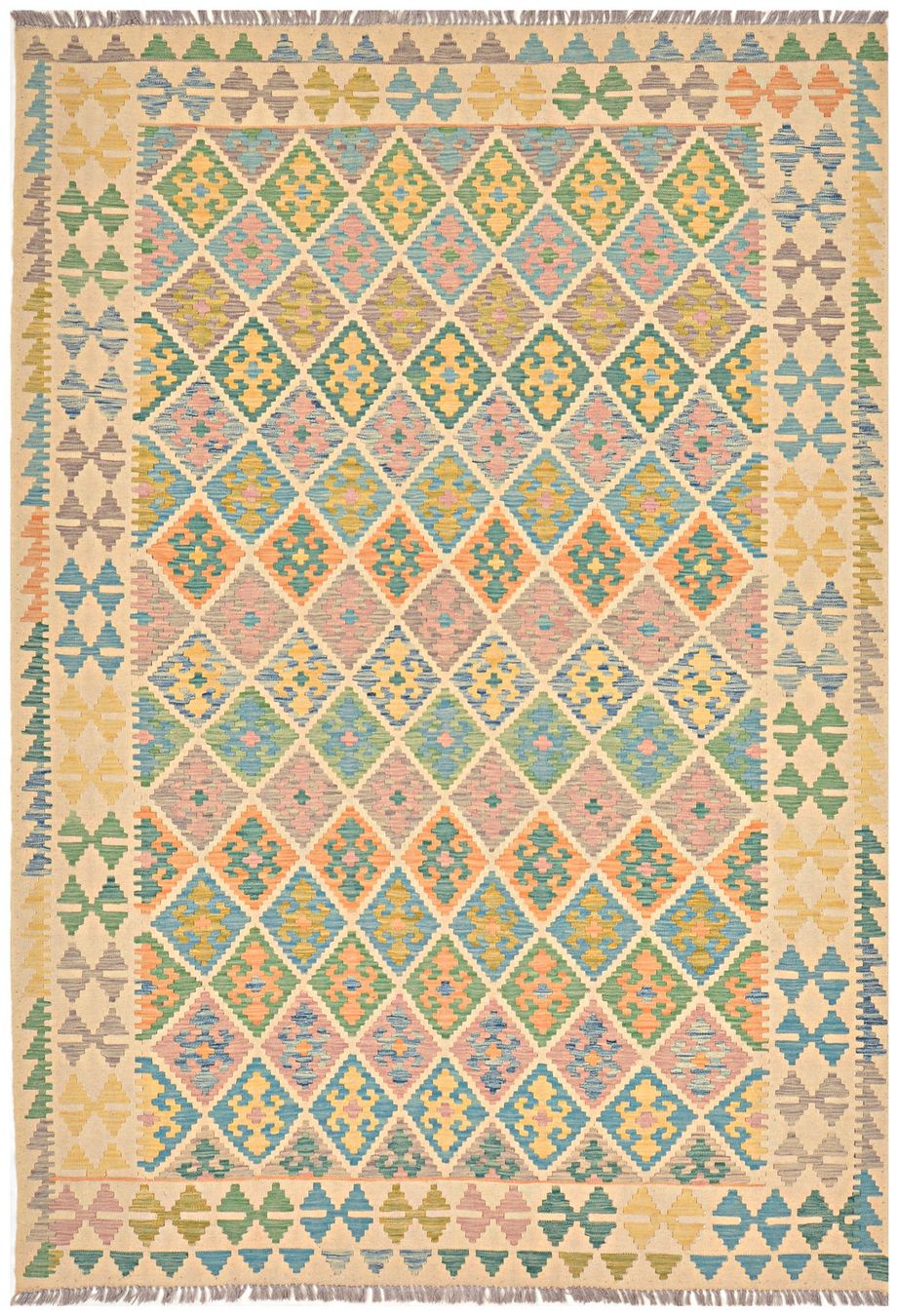 Kelim Tappeti: Oriente Afghan Kelim Teppich 200x300 cm – Nuovo e nell'imballaggio originale da Lahore venduto da Fairways79 1