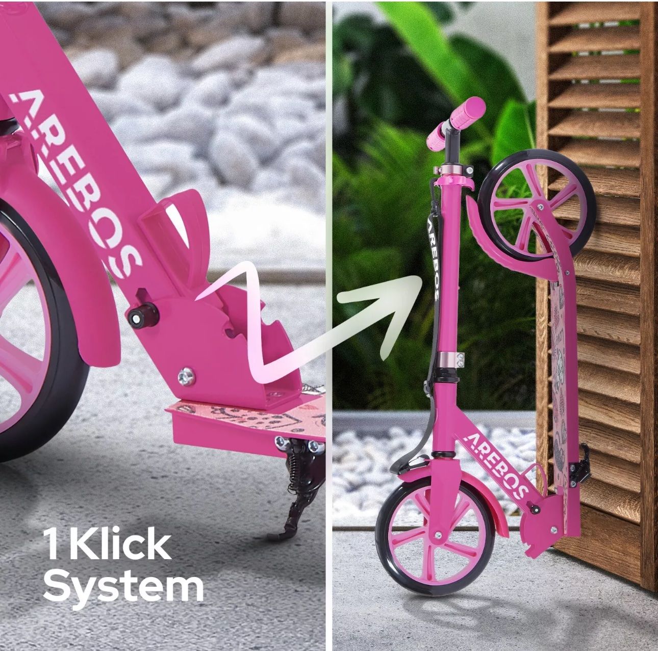 Kickboard: Tretroller Kickroller Cityroller Kinderroller Erwachsene – Nuovo e nell'imballaggio originale da Amriswil venduto da JaJa-Express 8
