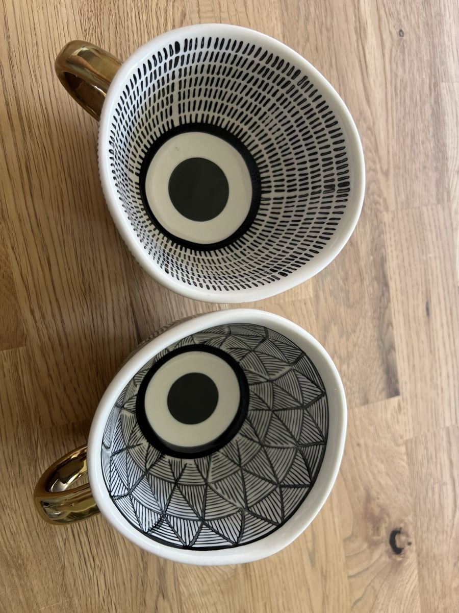 Tazze: 2 Coffee mugs ceramic Irregular – Usato da Zollikerberg venduto da Huglina 3