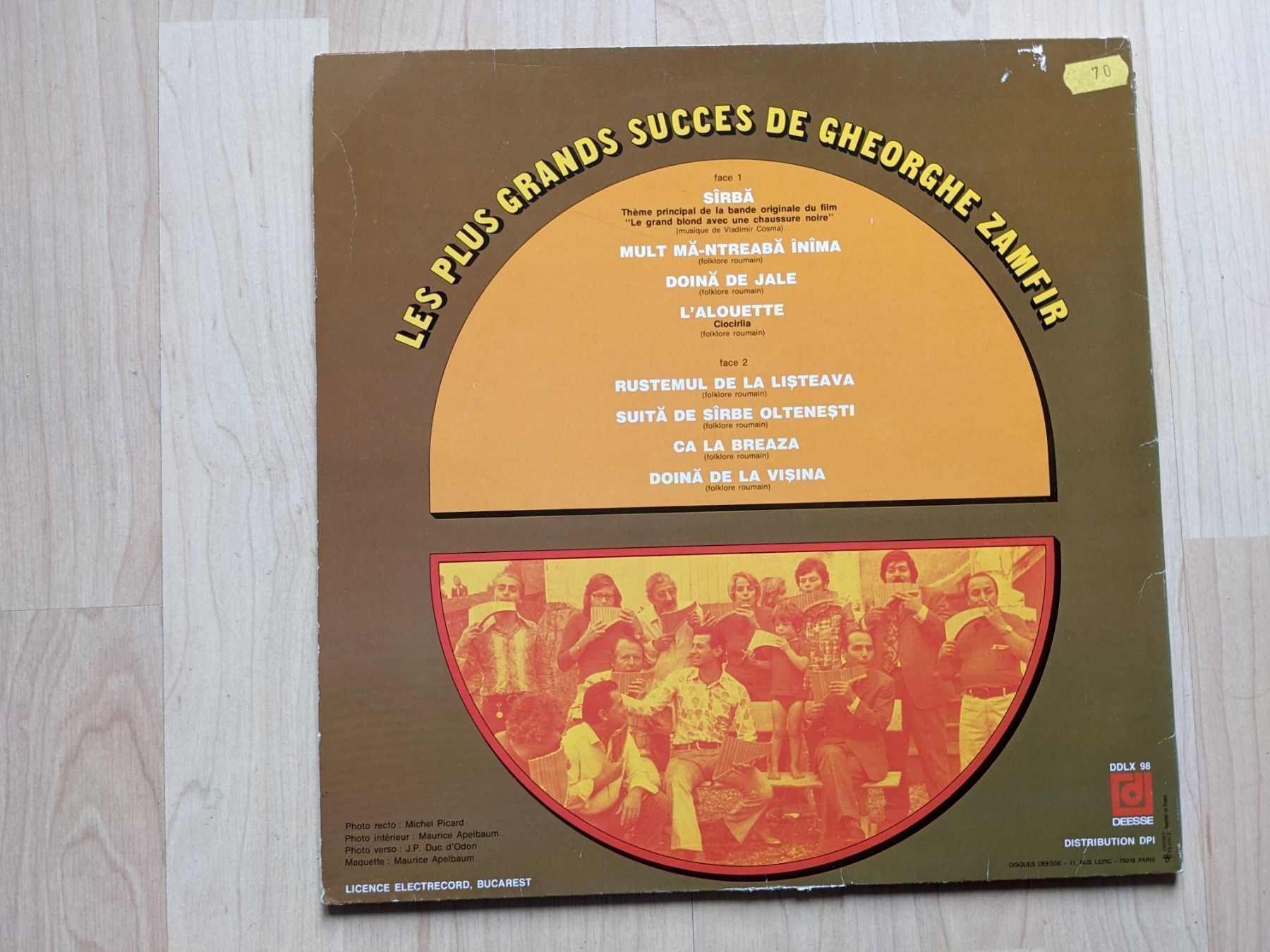 Dischi in vinile: GHEORGHE ZAMFIR: Les plus grands succes – Usato da Rotkreuz venduto da eulennest 1