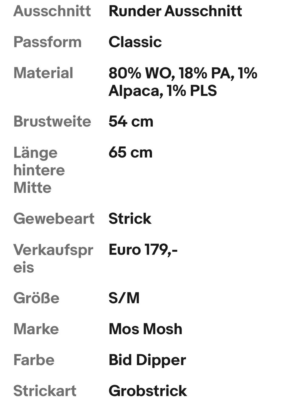 Mos mosh Maglioni & Felpe: Mos Mosh Pullover, neu mit Etiketten, Grösse S/M – Nuovo e nell'imballaggio originale da Kreuzlingen venduto da shopaholicatheart_4 2