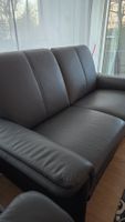 2x Leder-Sofa (3-Sitzer) – guter Zustand