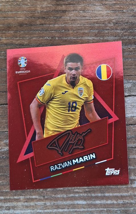 Topps Razvan Marin (mit Unterschrift) (SP) (Neu (gemäss Beschreibung ...