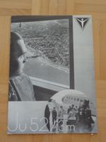 Ju 52 Ju52 Prospekt von 1937 vermutlich reprint
