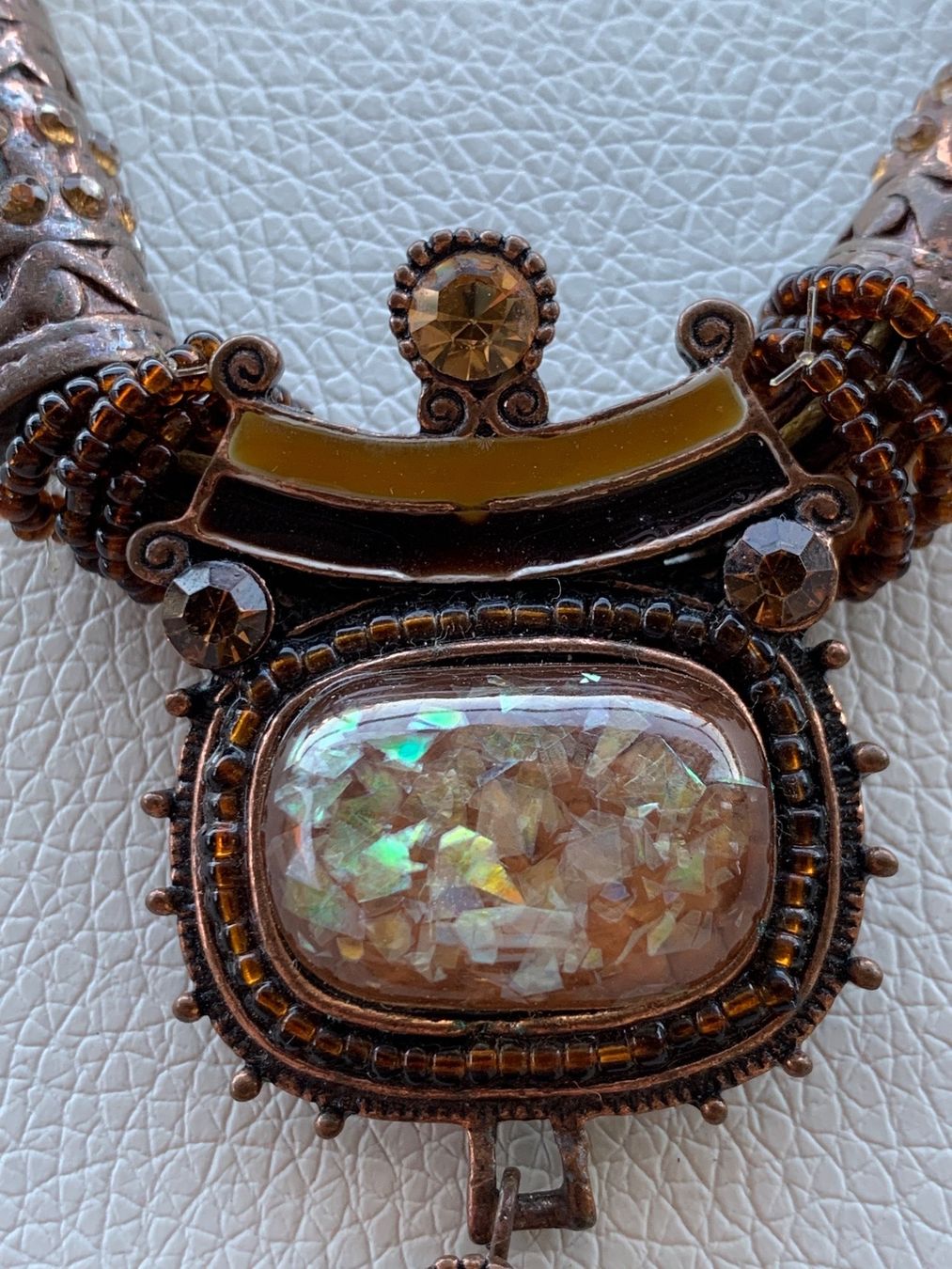 Catenine: HALSKETTE mit schönen Stein Bernstein ??? – Usato da Schaffhausen venduto da vasco016 4