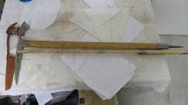 Eispickel, Bergsteigerpickel Marke Grivel Courmayeur