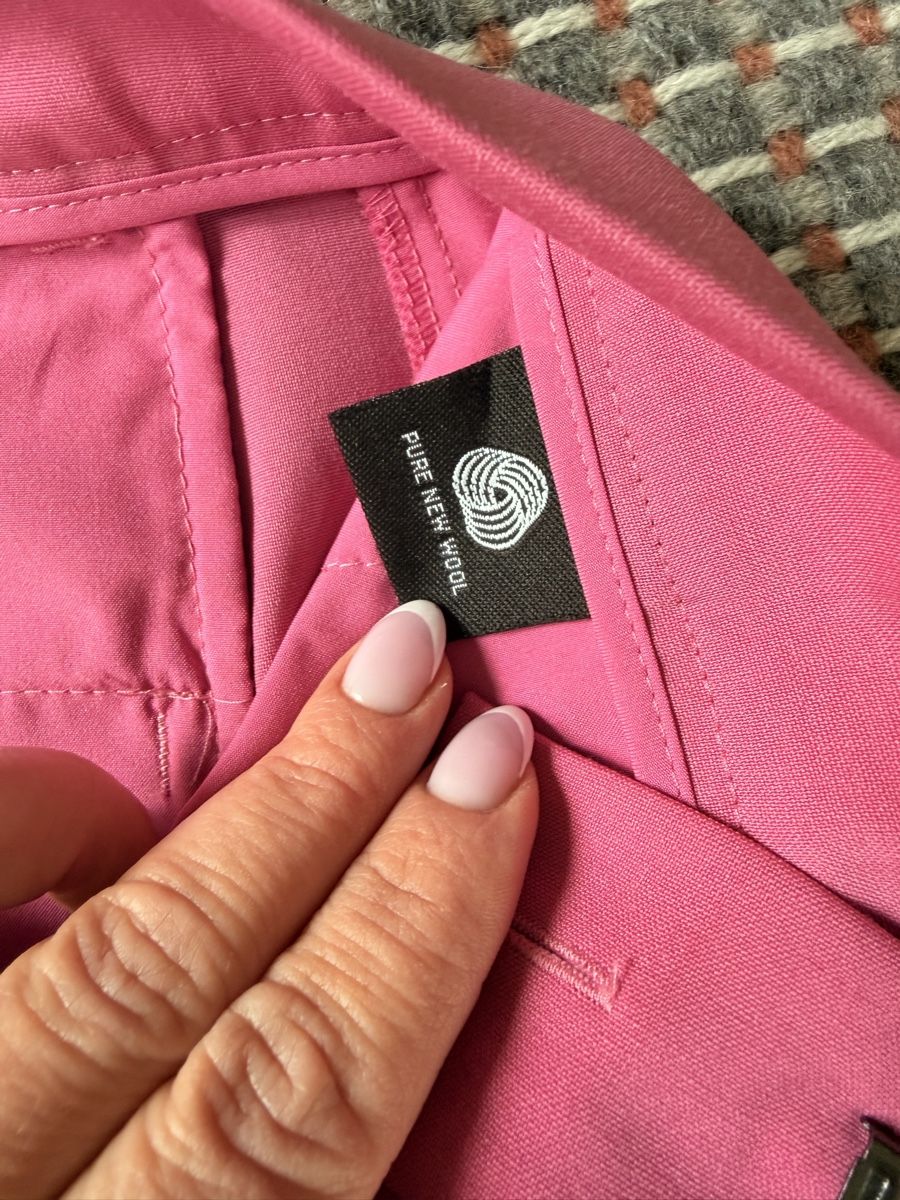 Max Mara Pantaloni: Weekend Max Mara Pink Wool Culottes Size 8 - Perfect for Spr – Nuovo (secondo la descrizione) da Männedorf venduto da iza04 1