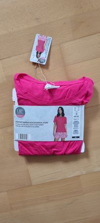 Damen Pyjama kurz Pink Grösse M 40/42 neu