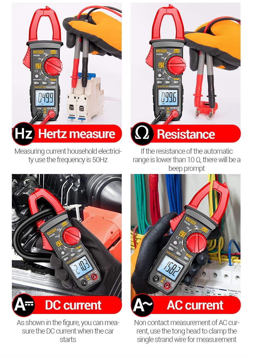 Misurare: Profi Digitale Strommesszange Multimeter – Nuovo e nell'imballaggio originale da Châtelaine venduto da topshop.switzerland 5