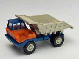 GB5- Berlin Plast Grosser Muldenkipper grau/blau/orange