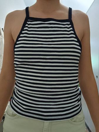 Mango - sommer top gestreift M