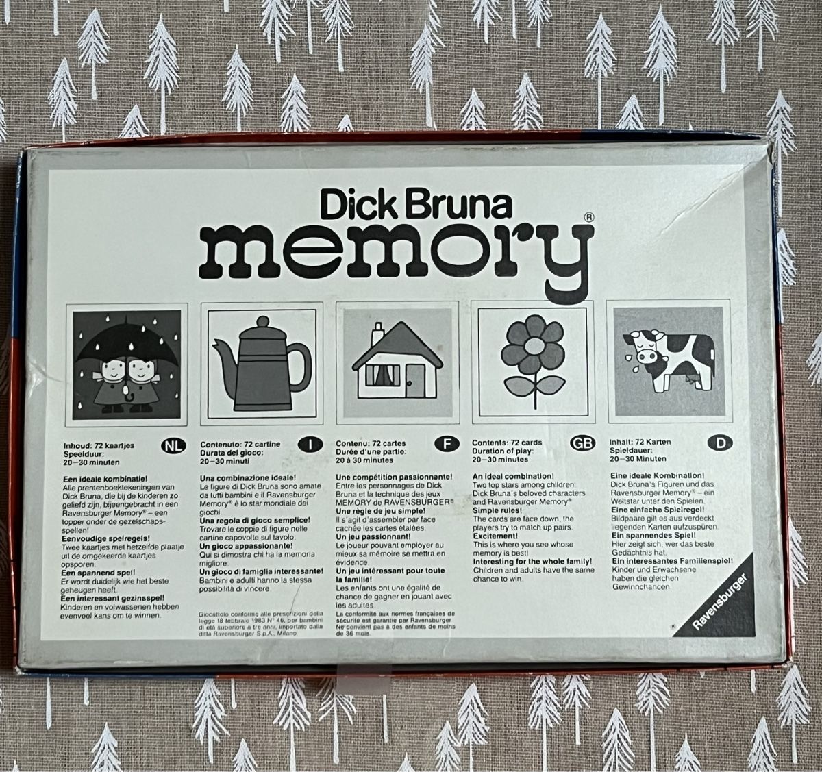 Ravensburger Giochi: Memory Dick Bruna Vintage – Usato da La Tour-de-Peilz venduto da Pansy02 6