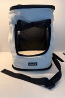 Hunderucksack hellgrau transportbox Rucksack für Hunde 