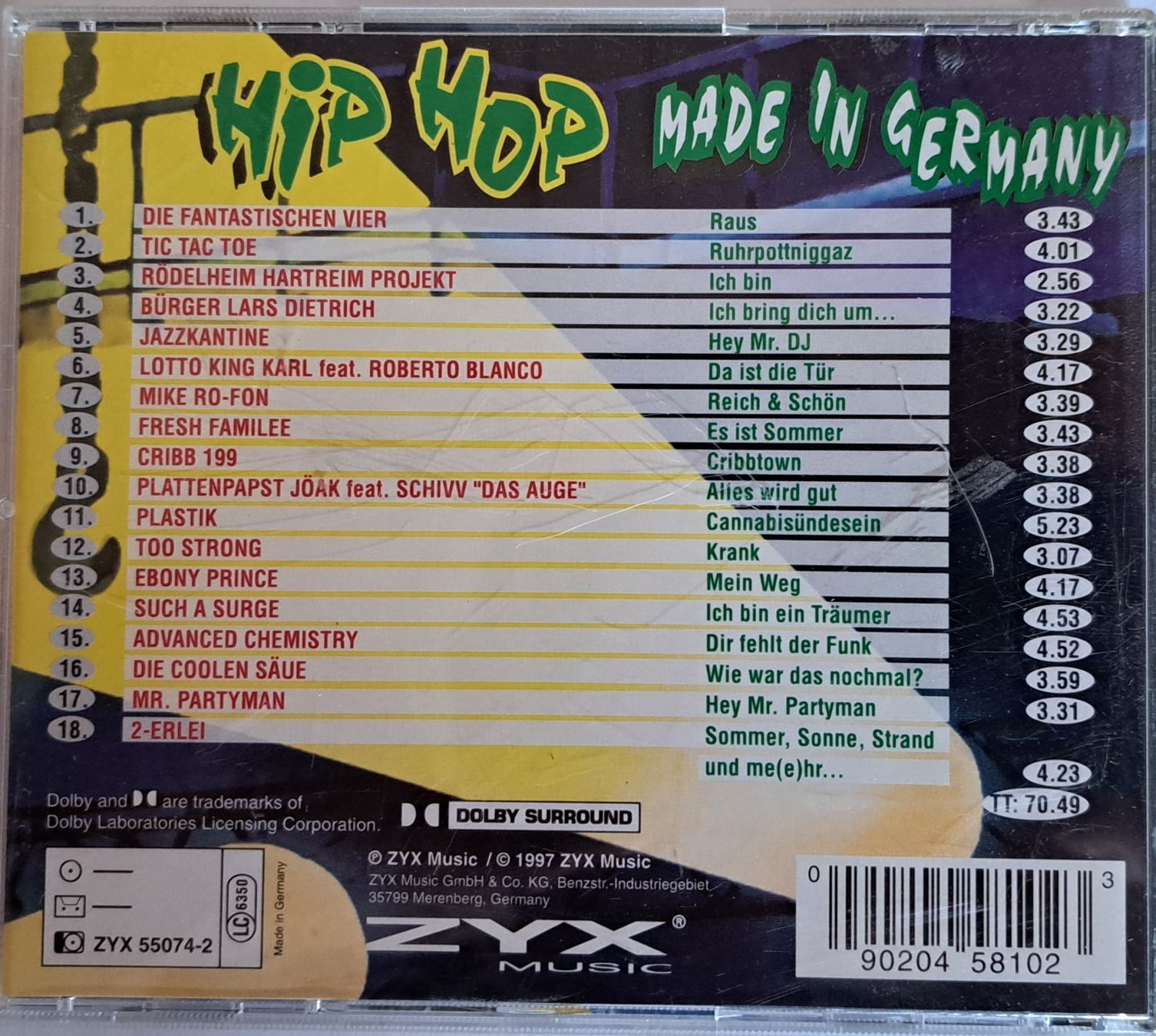 CD: Letzte Chance ! Hip Hop - Made in Germany 1997 – Usato da Tenniken venduto da mik_6mxg 7