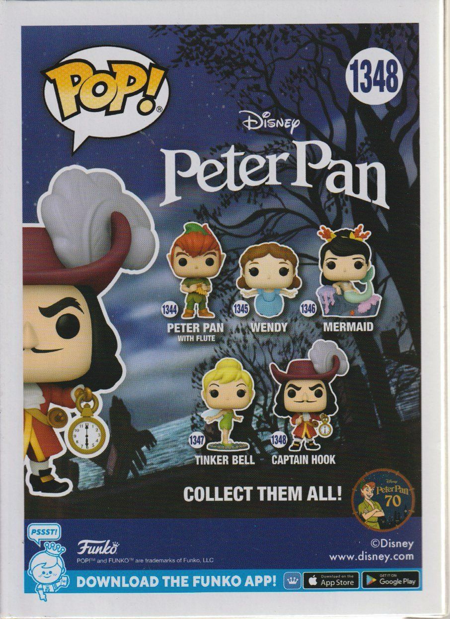 Funko Statuette: FUNKO POP! DISNEY 1348 CAPTAIN HOOK - PETER PAN new – Nuovo (secondo la descrizione) da Vezia venduto da Aquarius_Age 2