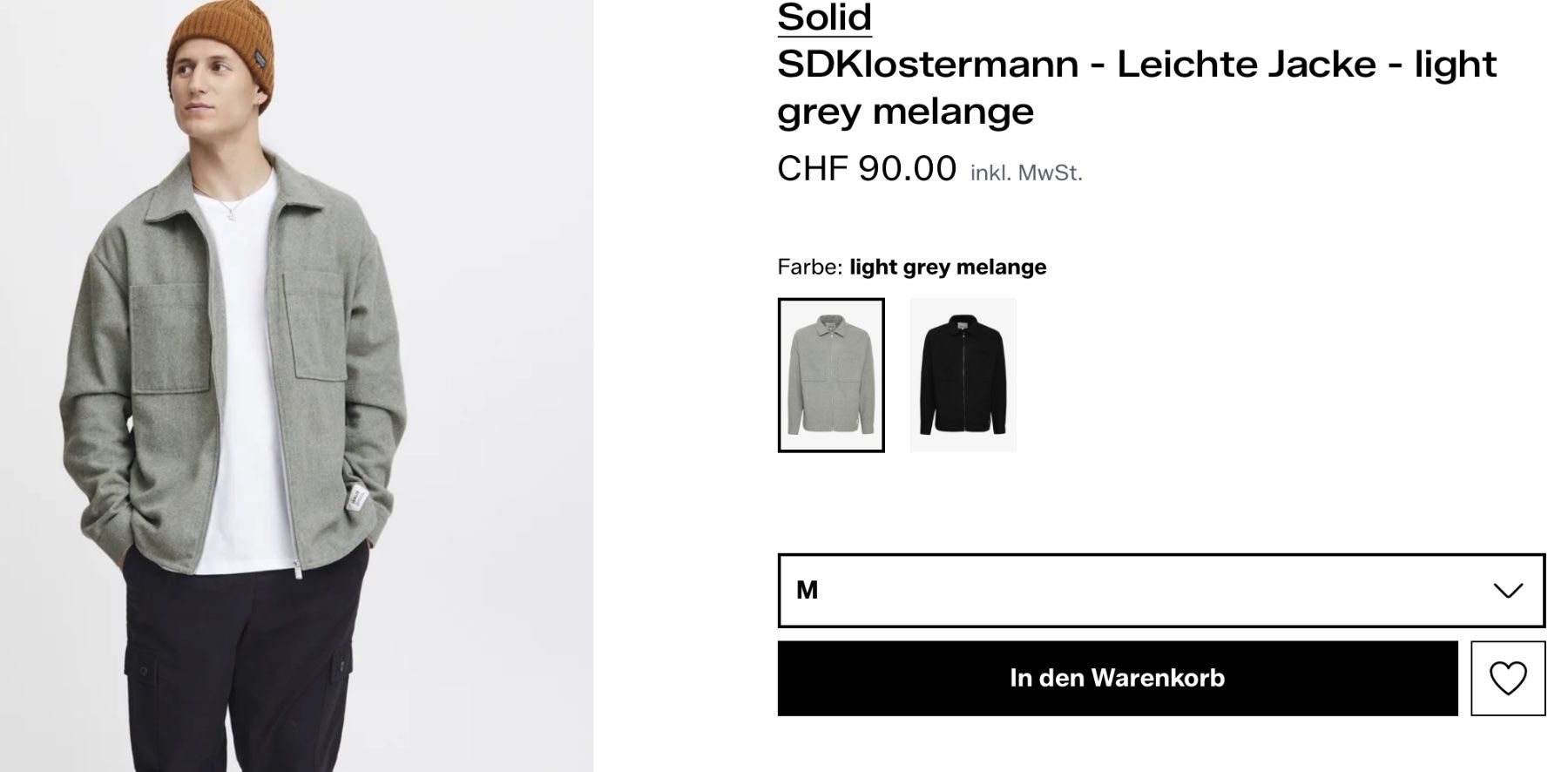 Giacche: Solid SDKlostermann - Leichte Jacke - light grey melange NEU – Nuovo (secondo la descrizione) da Herrliberg venduto da Tcardo 3