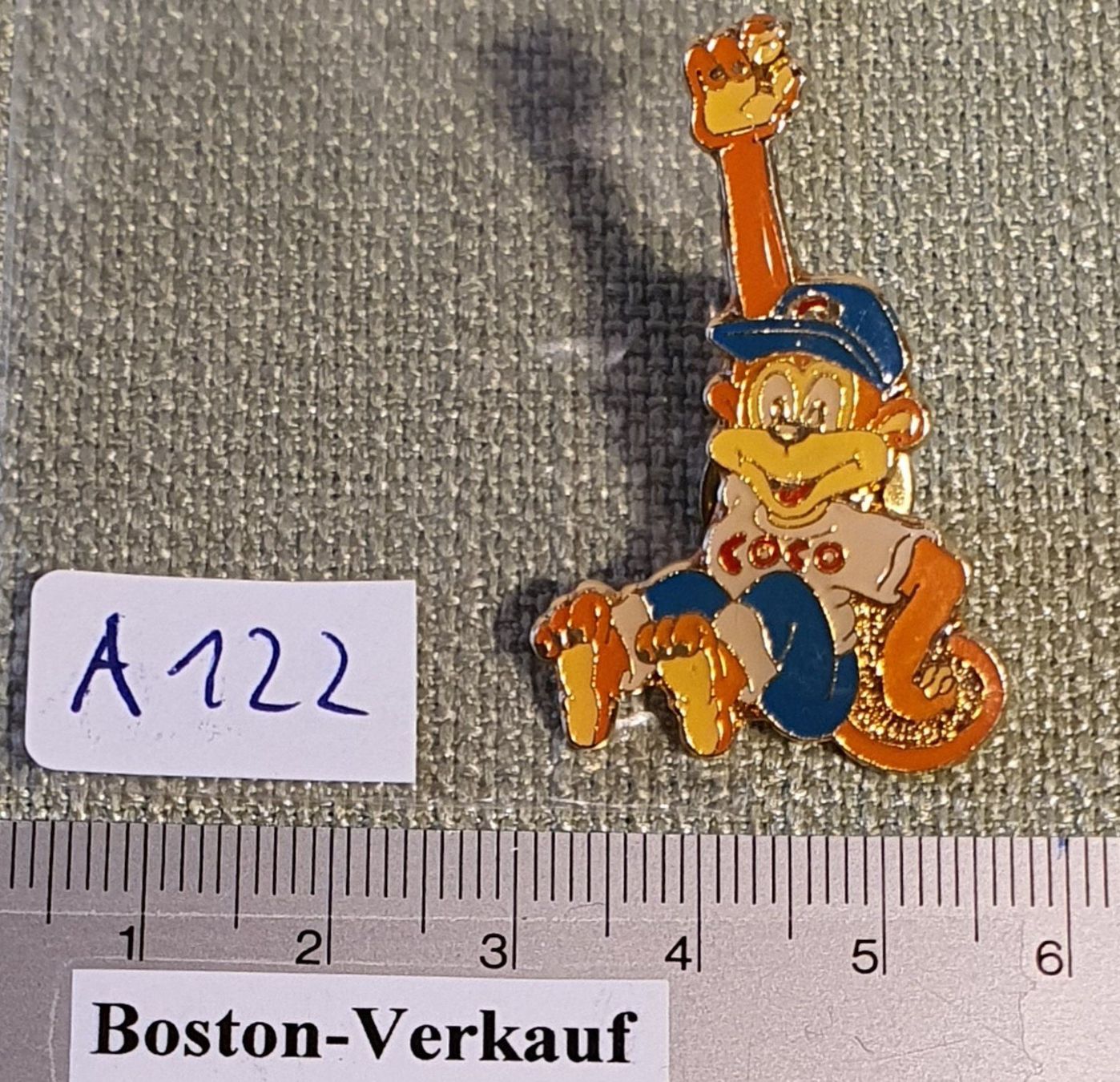 Placchette & Badge: A122 - Pin Kellogg  Kelloggs Affe – Usato da Reinach BL venduto da Boston-Verkauf 2