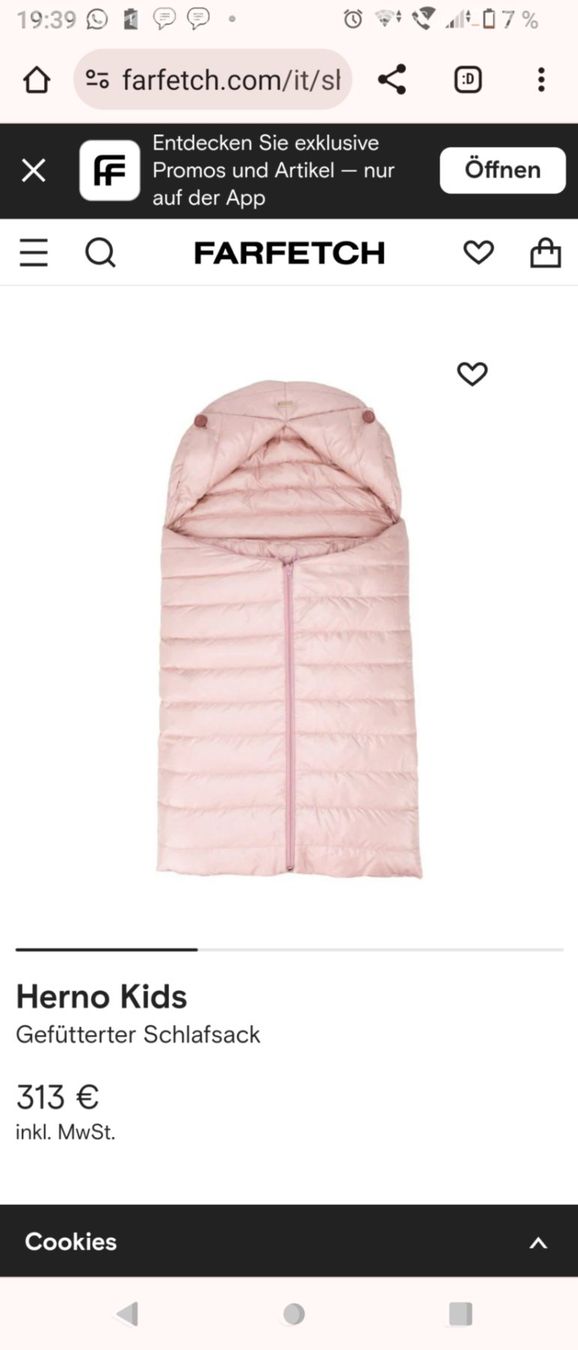 Sacchi a pelo: Herno Kids Gefütterter Schlafsack – Nuovo (secondo la descrizione) da Le Landeron venduto da Plushka
