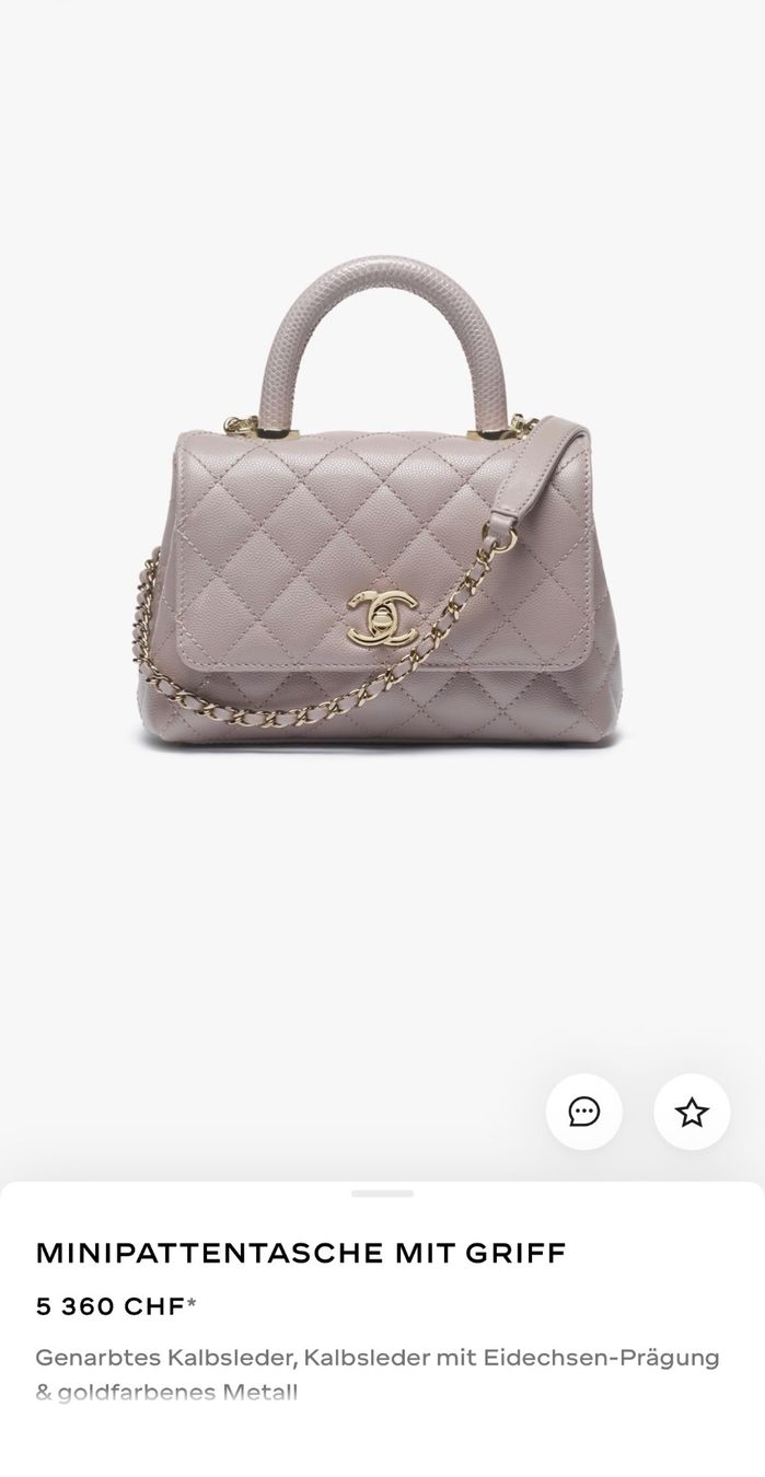 Chanel Borse da donna: Coco Handle Chanel Tasche – Nuovo (secondo la descrizione) da Zürich venduto da christina100 8