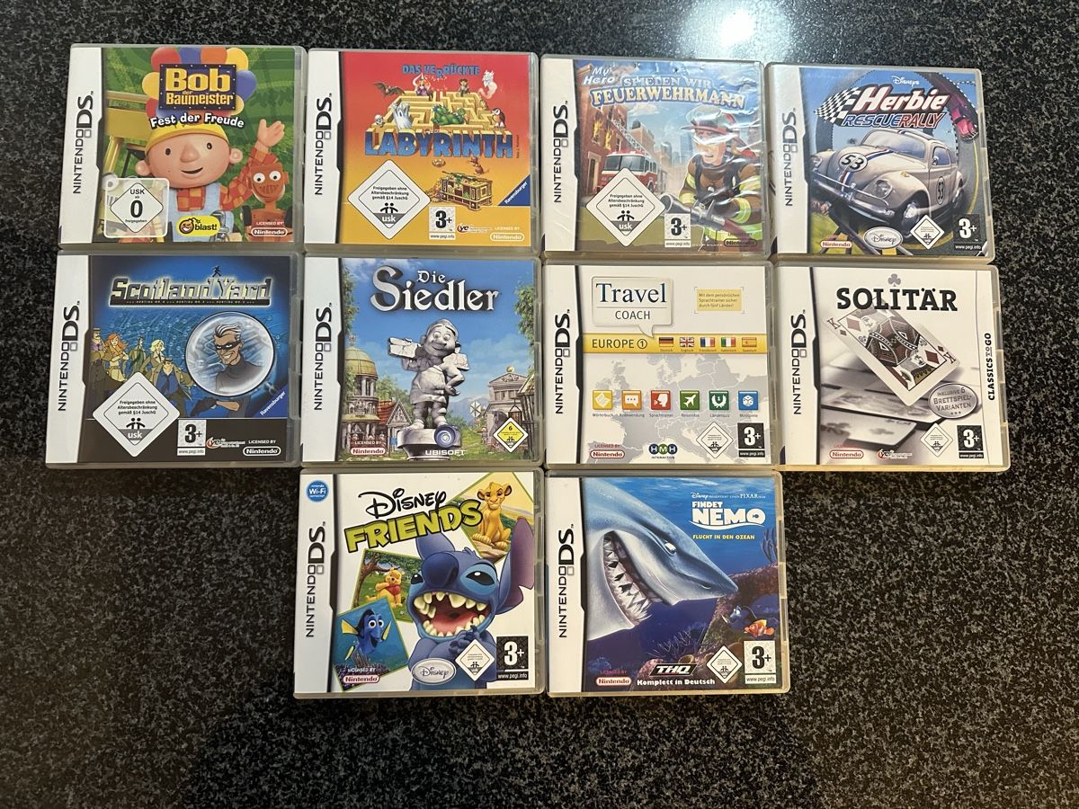 Nintendo Spiele: 10 Nintendo DS Spiele Paket – Gebraucht aus Däniken SO von lau_75z8