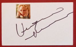 Virginia Madsen Autogramm signiert Karte 8x13cm