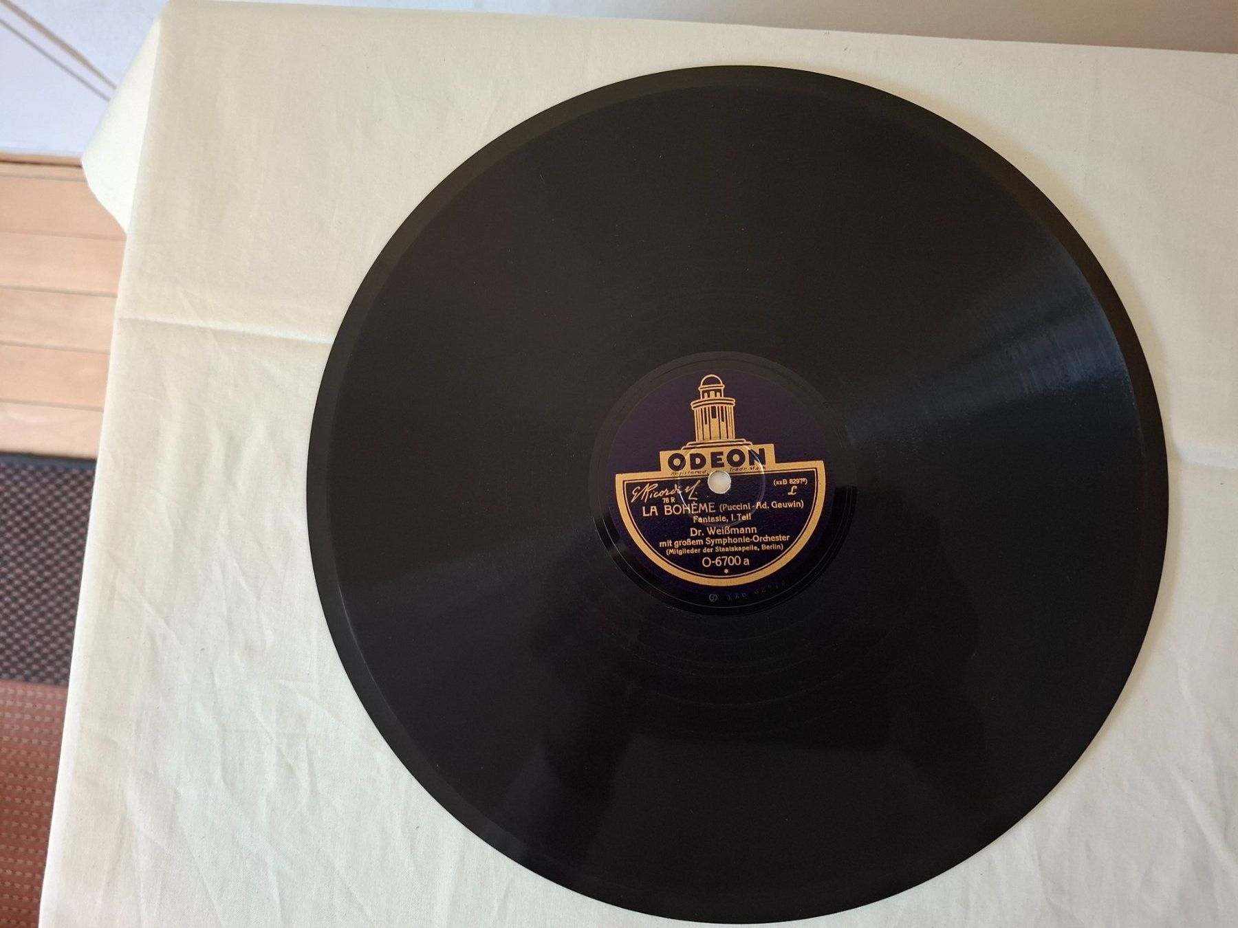 Dischi in vinile: Schellackplatte: La Boheme – Usato da Luzern venduto da globinhood