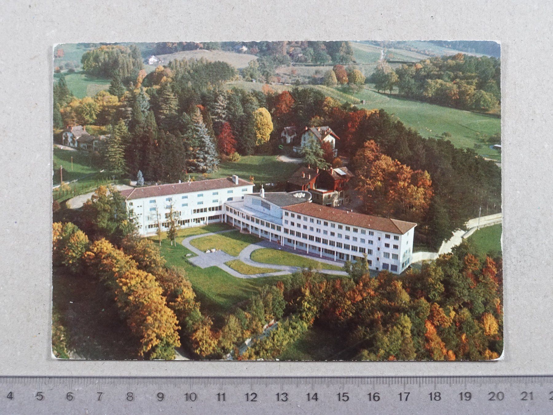 Cartoline postali: Bex, Institut "La Pelouse", 1965 – Usato da Lenzburg venduto da fh1