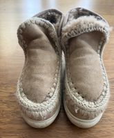 MOU Stiefel Schuhe Grösse 38 Beige Lammfell neuwertig