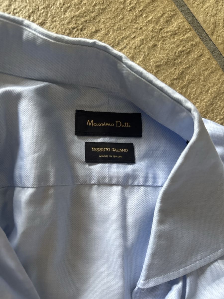 Massimo Dutti Camicie: Hemd Massimo Dutti hellblau Grösse 43 Tessuto Italiano – Usato da Schlieren venduto da nowaya 1